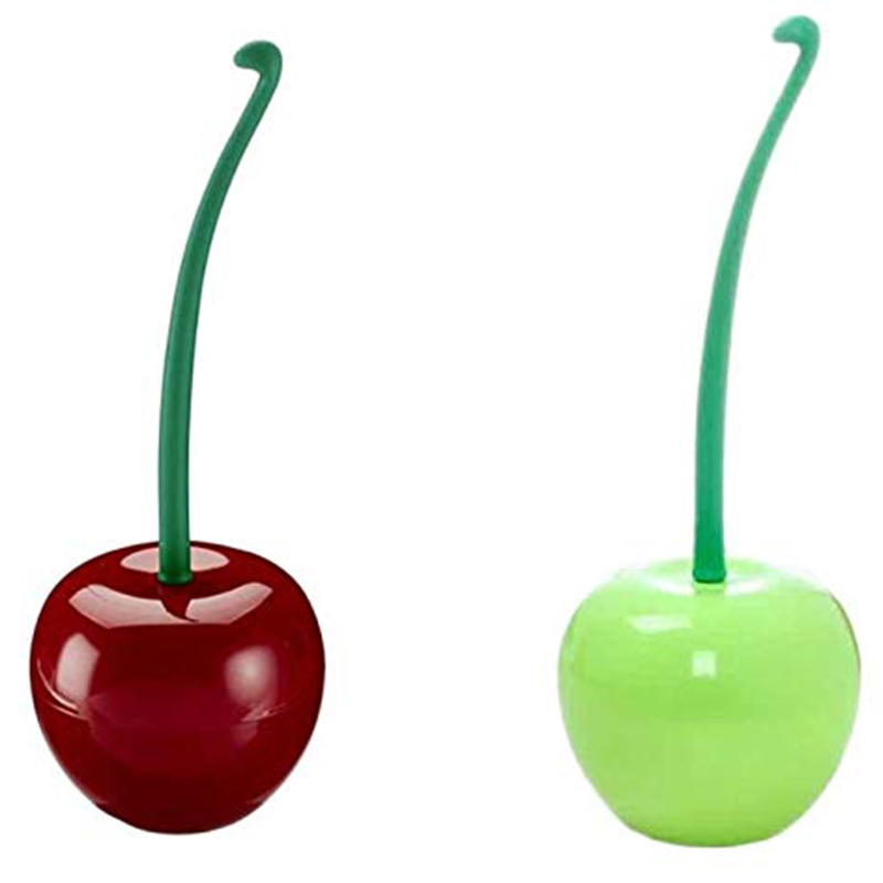 Simpatico scopino a forma di ciliegia bagno spazzola per la pulizia della Toilette in plastica strumento per la pulizia della Toilette domestica accessori per la Toilette