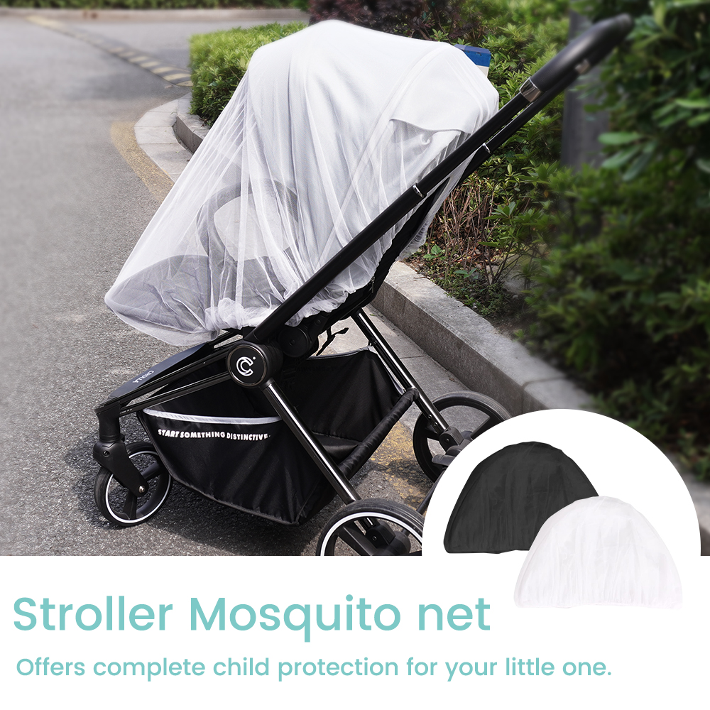 Carrinho de bebê universal mosquiteiro proteção contra insetos verão malha capa para carrinhos voar escudo acessório