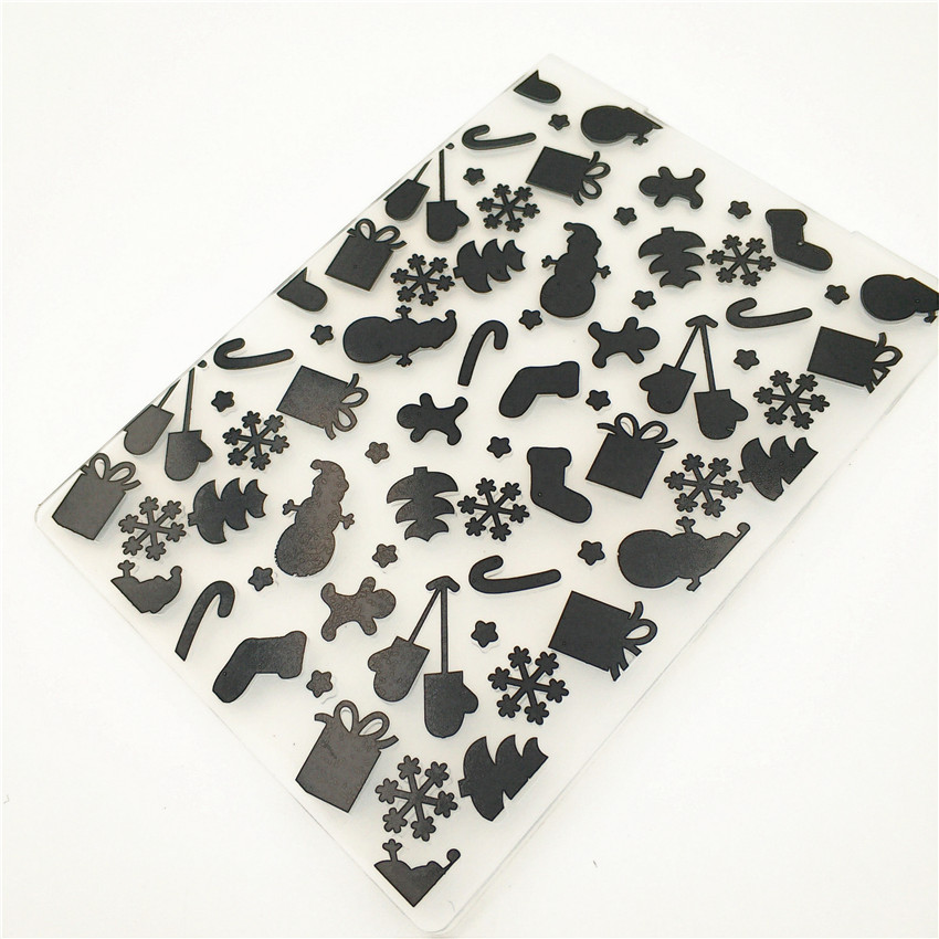 10.5x14.5cm Easter Embossing folders Plastic bump Scrapbooking DIY Template Fondant indentation Cake Photo Album Card Make