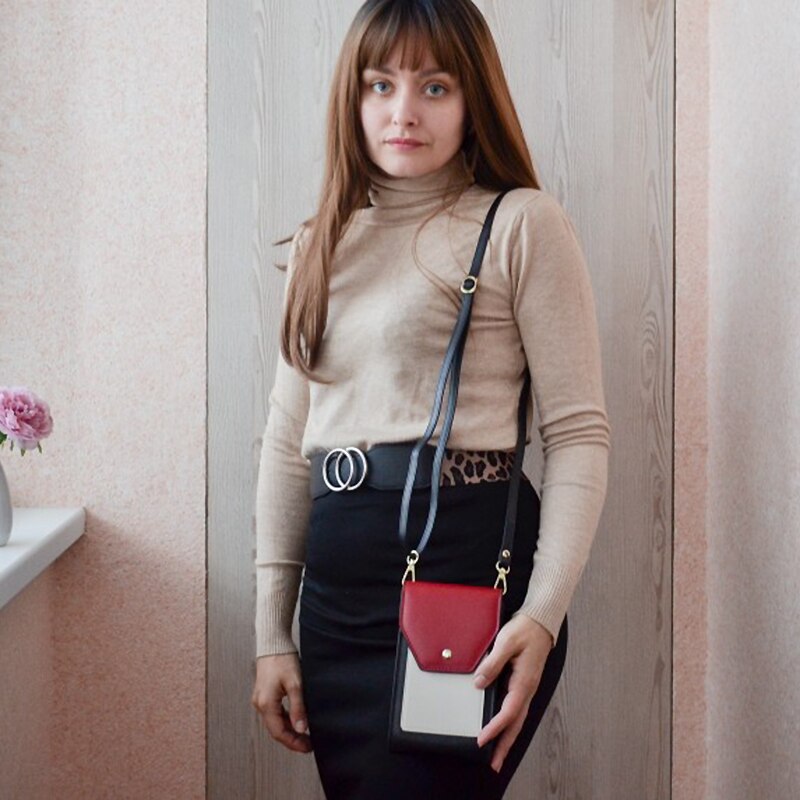 Sacs à main pour femmes, Mini sac pour téléphone portable, petits sacs à bandoulière décontractés dames, sac à épaule à rabat grande capacité Bolso