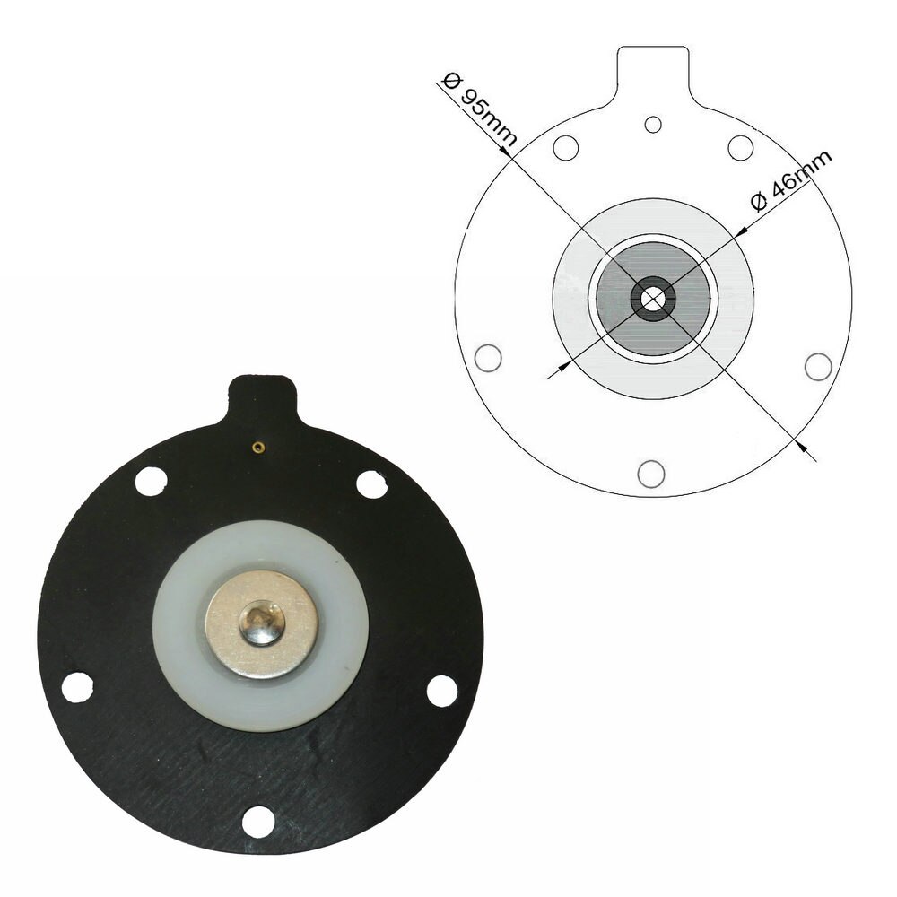 1" Dust Collect Valve Nitrile Diaphragm Kits for BFEC DMF25 DMF-ZM-25 DMF-Z-25