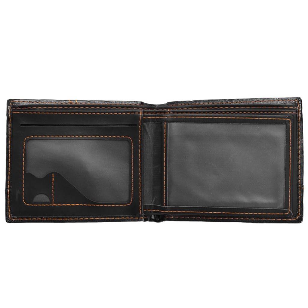 Heren Portemonnee Lederen Solid Slim Portefeuilles Mannen Pu Leather Bifold Korte Credit Card Houders Portemonnees Zakelijke Portemonnee Mannelijke