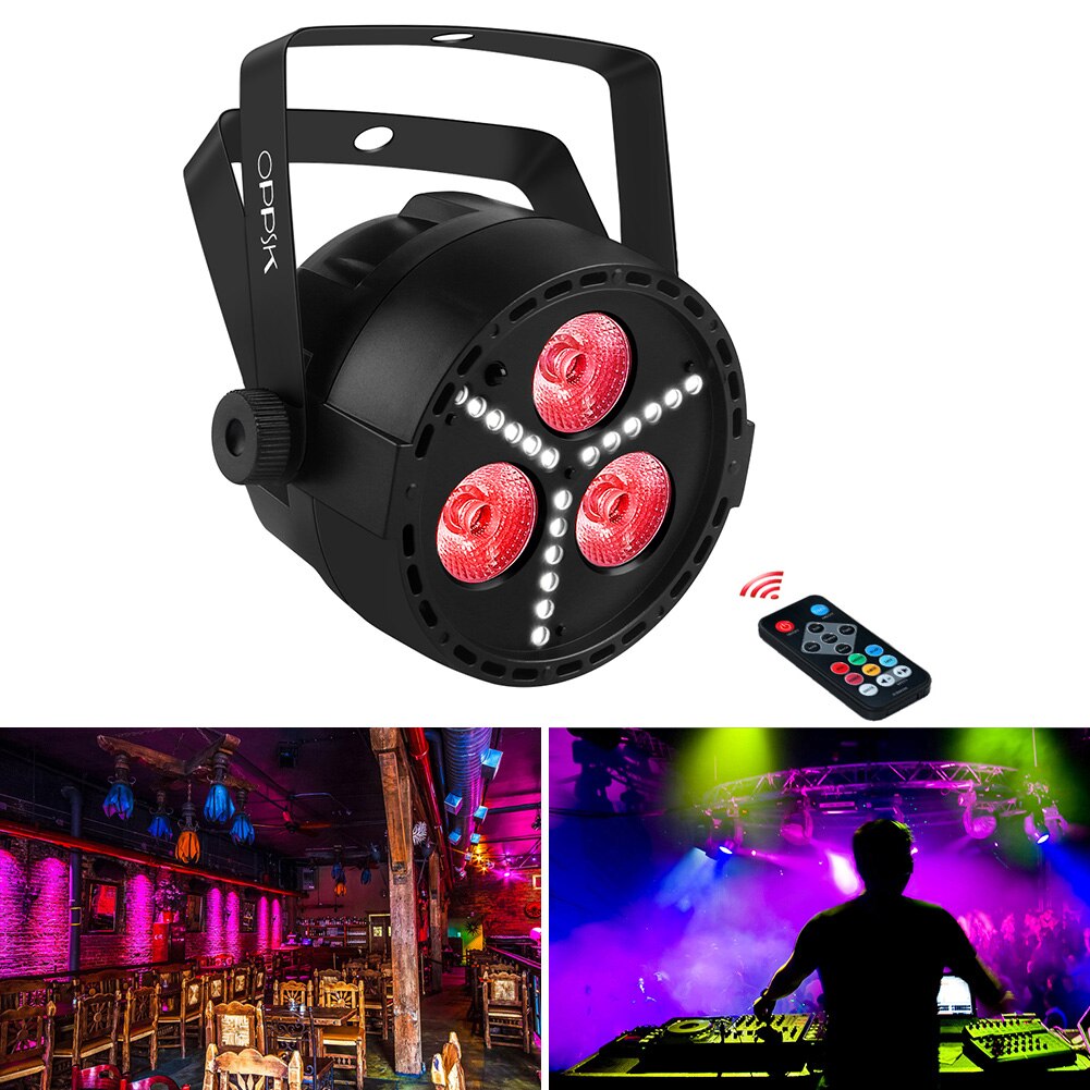 Rechargeable Stage Par Lights U`King RGB 36 LED Battery Powered Par Wireless Uplights with DMX