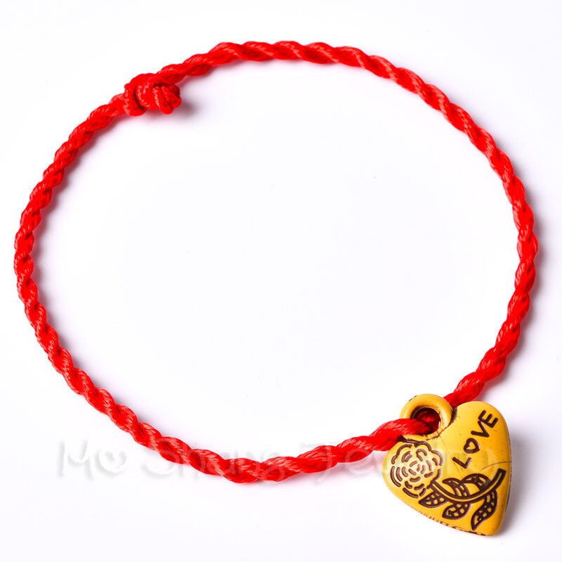 Hotsale 12 styles Red Thread String Bracelet Lucky Rope Bracelet For Women Men Lover Couple: 12