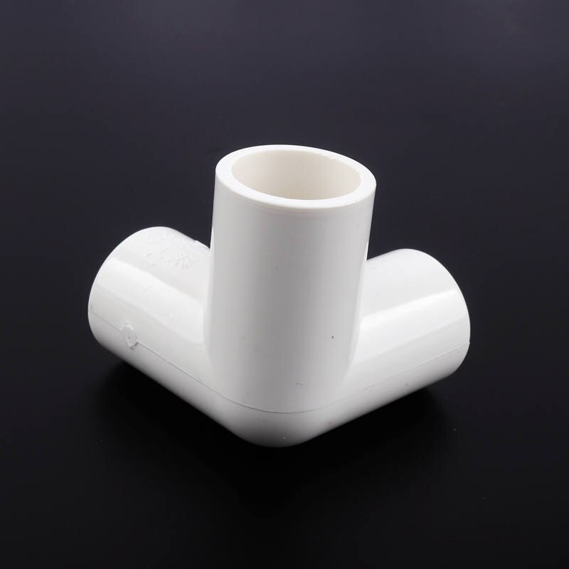 15pcs Inner Diameter 20mm PVC Joints Elbow Tee Connector White Garden 3-Way PVC Fittings