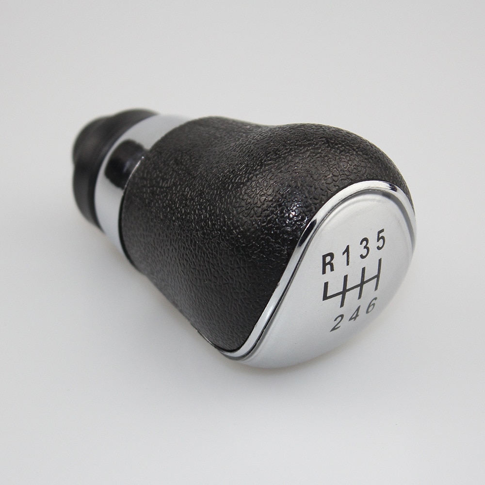 5 6 Speed Manual Car Styling Gear Shift Knob for Ford Focus 2 MK2 FL MK3 MK4 Fiesta MK7 KUGA GALAXY C-max B-max Car Accessa: Sliver 6 speed