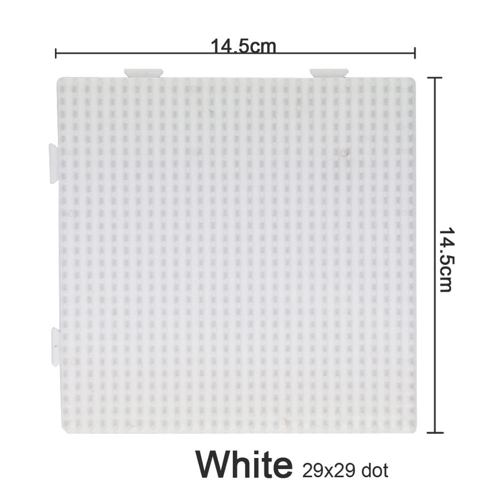 Yant jouet 10 pieces/set 5mm hama beads pegboard transparent template board circular square diy illustration material board perler beads