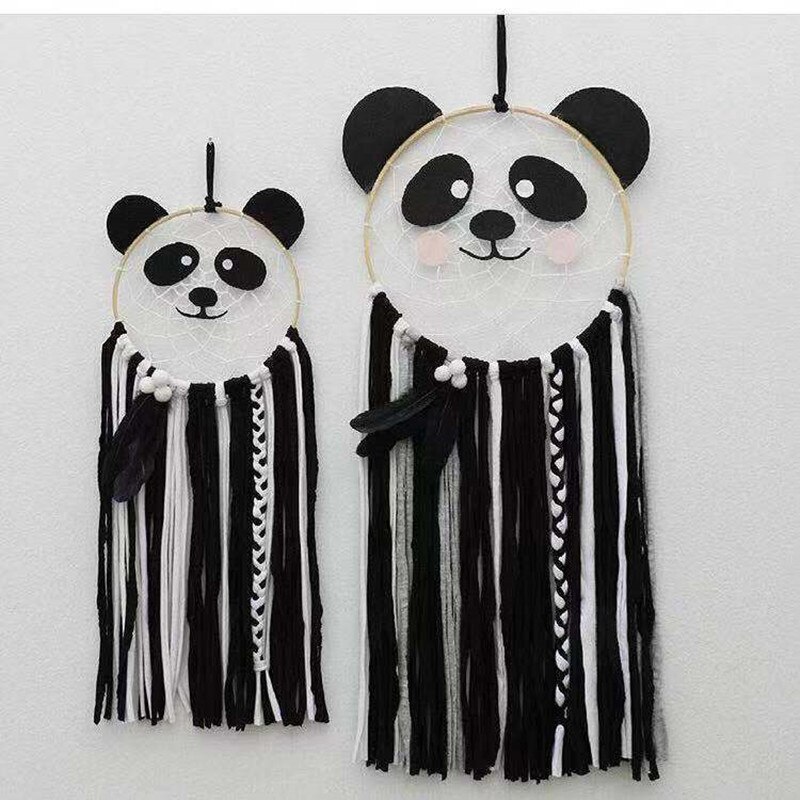 105cm Panda woven Campanula Newborn Baby In The Crib Infant Room Decor Photography Props Baby Bedroom Decoration Pacifying Toys