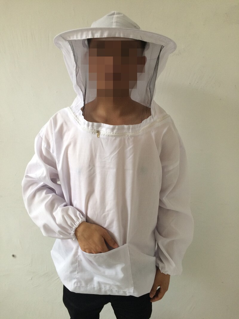 Camouflage Bee Suit Bee Hat Bee Protective Clothing Camouflage Bee Protective Clothing Anti-bee Clothes Beekeeping Tools: White