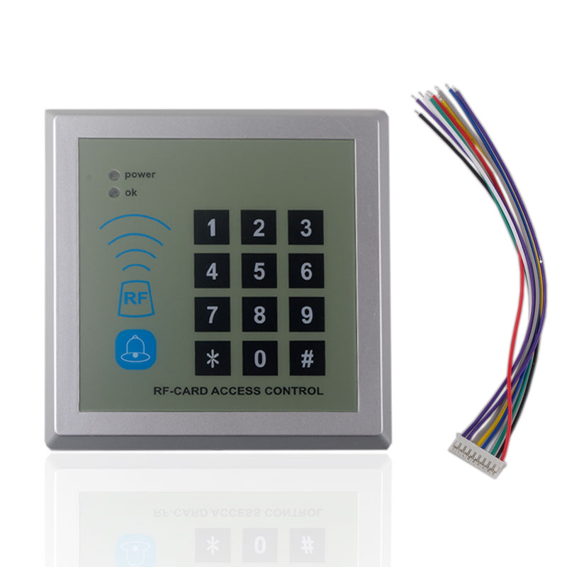 Door Access control with Card reader Function System Security Card Reader for Door Access Support Pin Pad 10,000Users