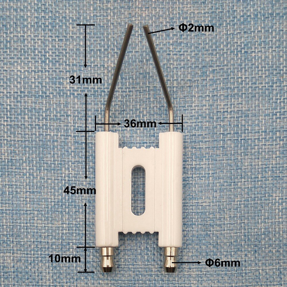 Fuel burner Ceramic Igniter electrode, high voltage pulse igniter,waste oil burner sparking plug, Ceramic ignition needle