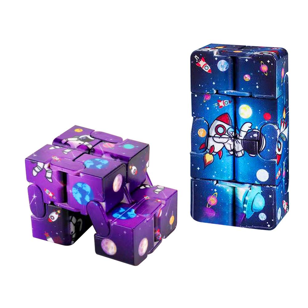 Unendlichkeit Cube Spielzeug kinder Fingerspitzen Dekomprimieren Magie Platz Anti-Stress-Spielzeug Lustige Hand Game Maze Entspannende Sensorischen Spielzeug