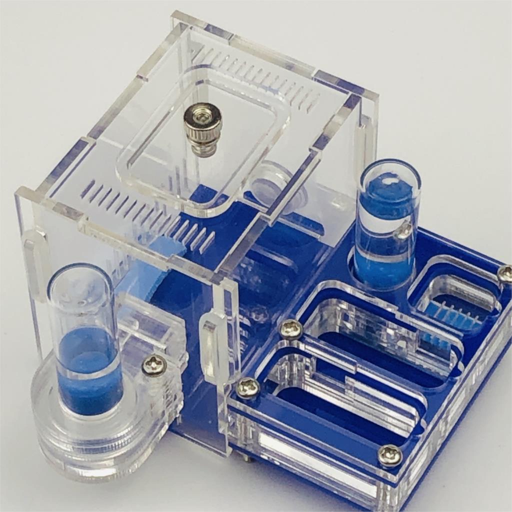 Dura wasser handtuch Ameise Werkstatt Acryl Nest Ameisen Bauernhof Haus Aktivität Bereich Tasche Mini Neue Ameise Nest: Blau