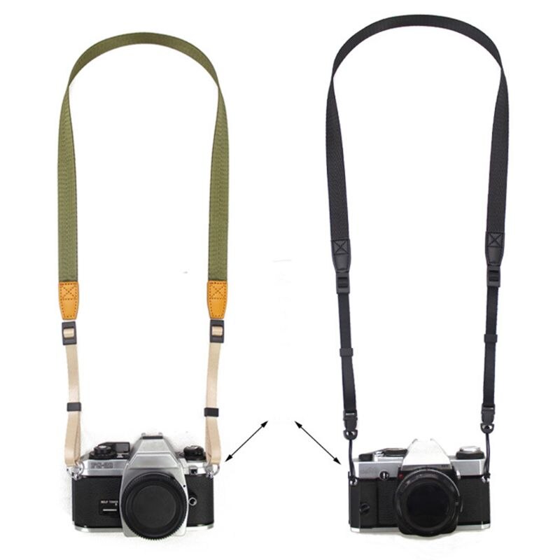 T8WC Camera Shoulder Neck Vintage Strap Belt Camera Strap for DSLR Camera Portable