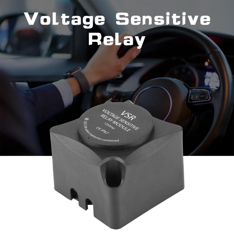 Voltage Sensitive Relay (VSR) Automatic Charging Relay 125A Dual Battery Isolator (VSR) Car Accessories