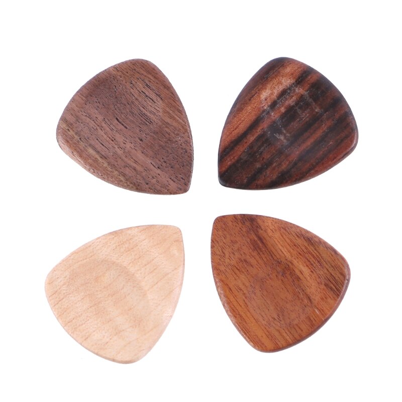 Médiator de guitare en bois pour guitare acoustique électrique pièces de basse Instrument de musique