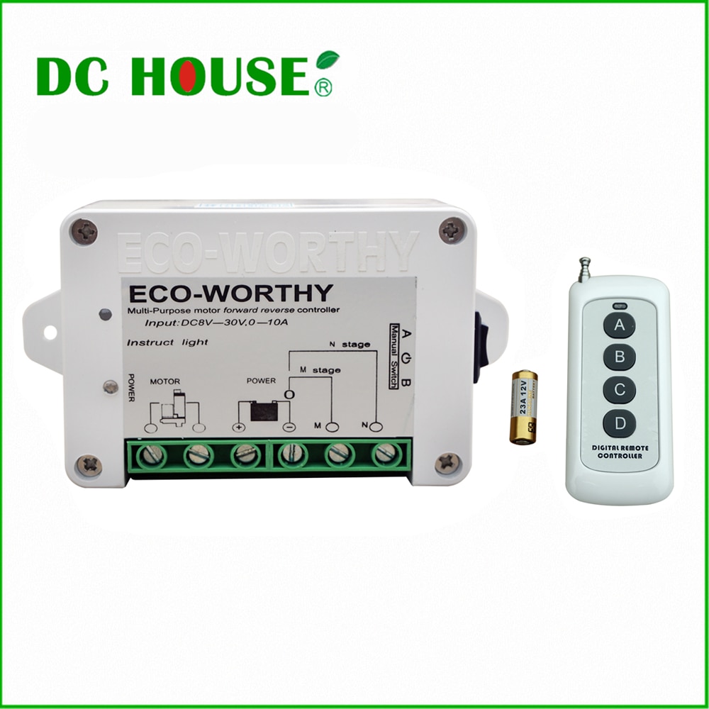 DC8-30V Remote Positive Inversion Switch for Linear Actuator Wireless Control