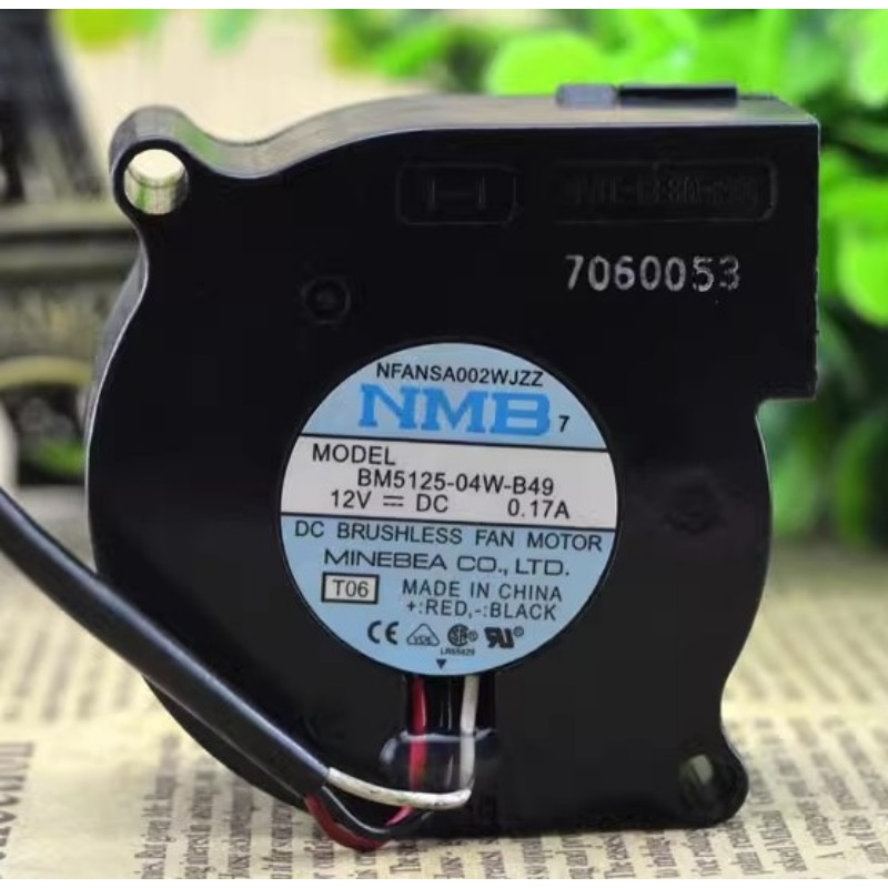 Cooler Fan for NMB BM5125-04W-B49 12V 5CM 5025 Silent blower Cooling Fan 50×50×25mm