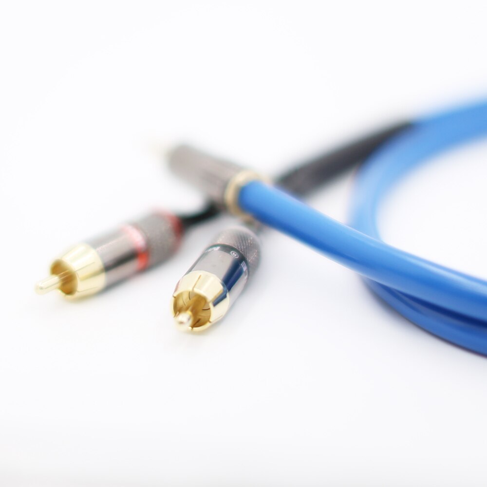 Cavo RCA da 1M cavo Audio da 2RCA a 3.5 cavo RCA da 3.5mm Jack RCA AUX per amplificatori DJ Subwoofer Mixer Audio Home Theater DVD