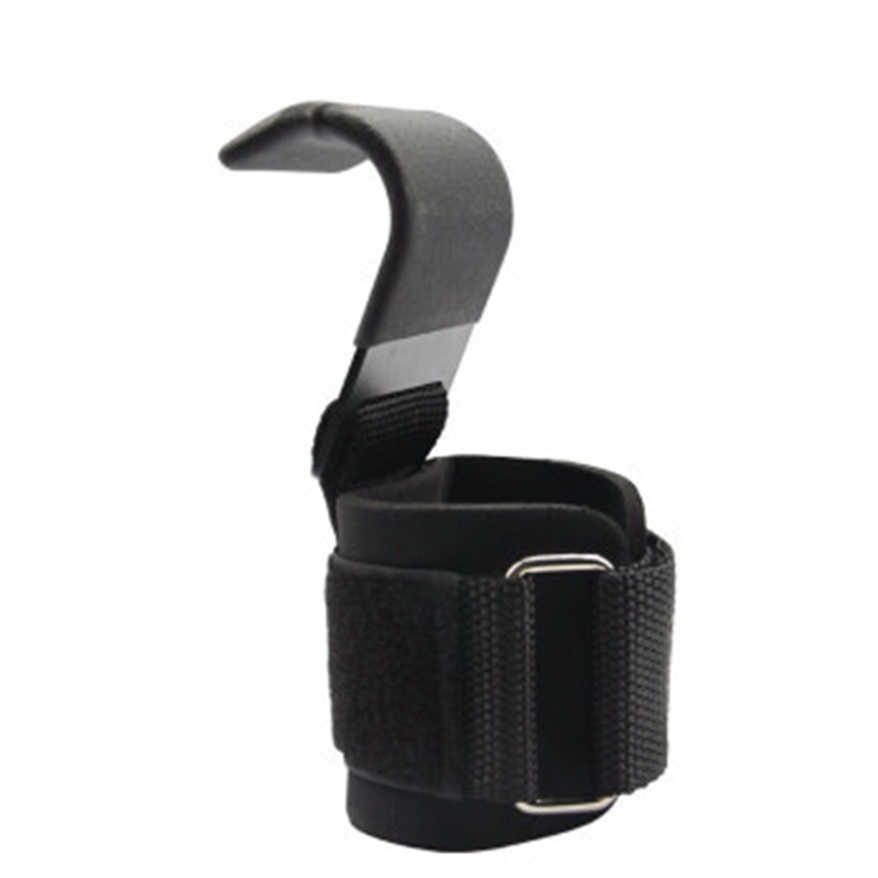 2 PCS Weight Lifting Hooks Hand-Bar Wrist Straps Gym Fitness Hook weight Strap Pull-Ups Power Lifting Gloves For Weight Training: 1 piece