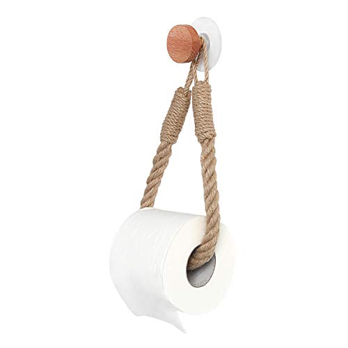 Porte-papier hygiénique en corde de chanvre, porte-serviettes mural industriel rétro, accessoires de toilette, décoration de salle de bains