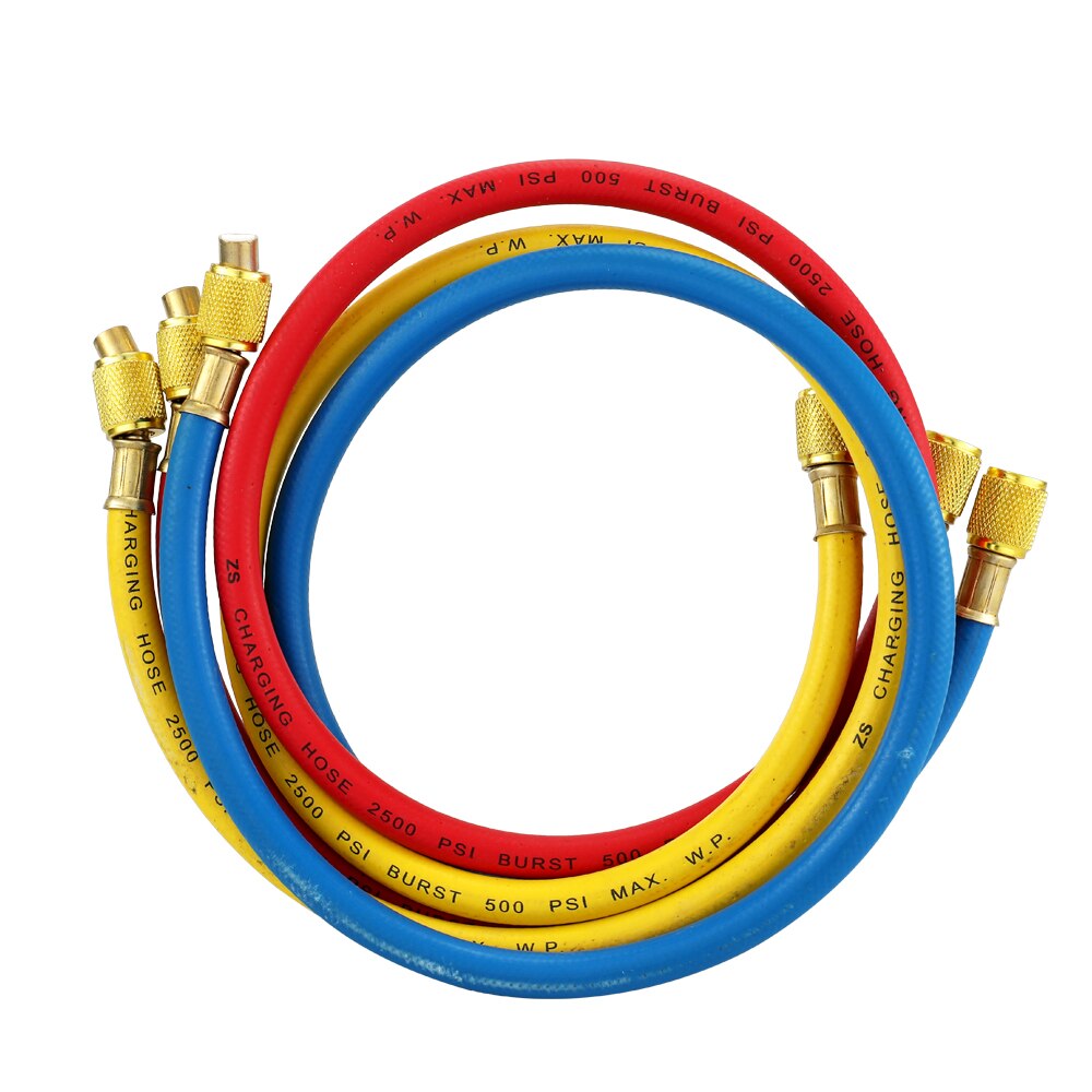 CT-536 Refrigerant Manifold Gauge Set Air Conditioning Tools with Hose and Hook for R12 R22 R404A R134A