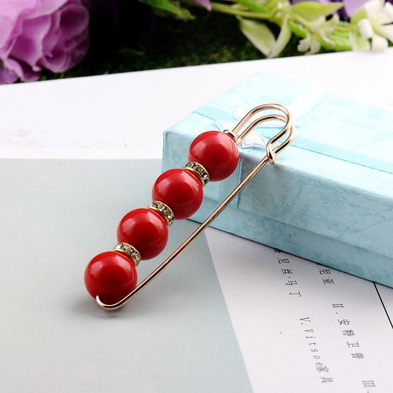 Broche perla simulada de Cuentas grandes para hombre y mujer, Pin de decoración de vestido, hebilla, broches de joyería, accesorios de ropa, 8 cm