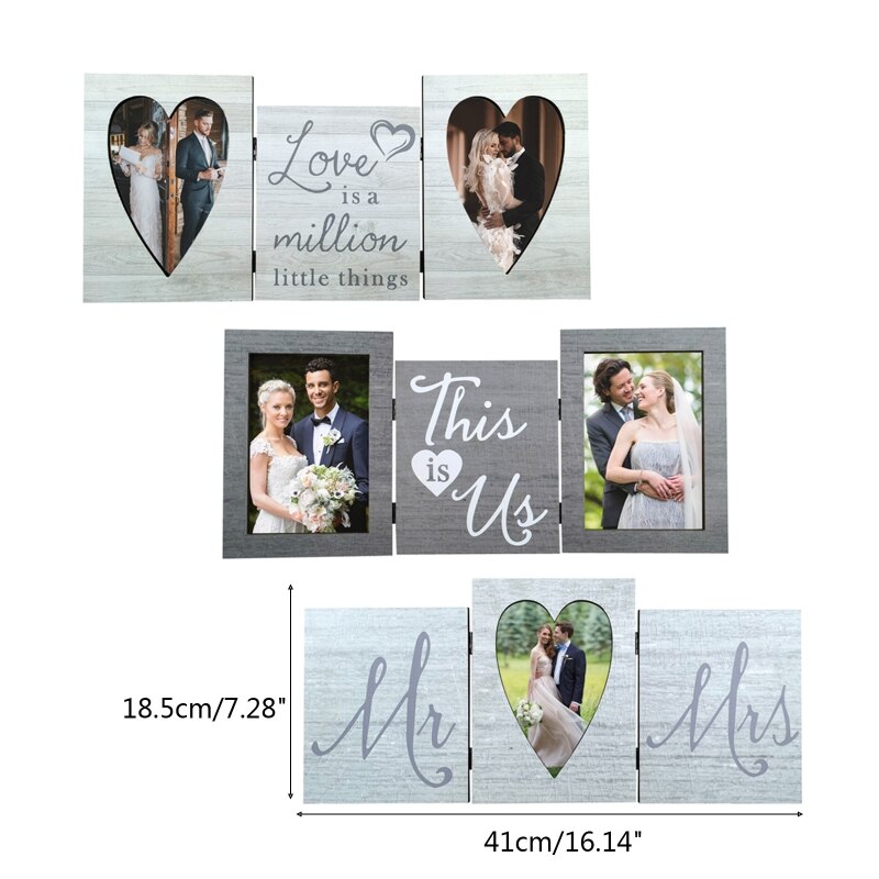 Couple Picture Frame Boyfriend Girlfriend Romantic Picture Frame Wedding for Engaged Couples Desk Decor