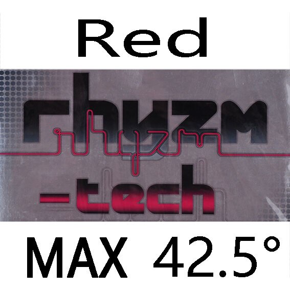 Joola rhyzm tech (rhyzm-tech) bordtennis gummi ping pong svamp tenis de mesa: Rød maks  h42.5