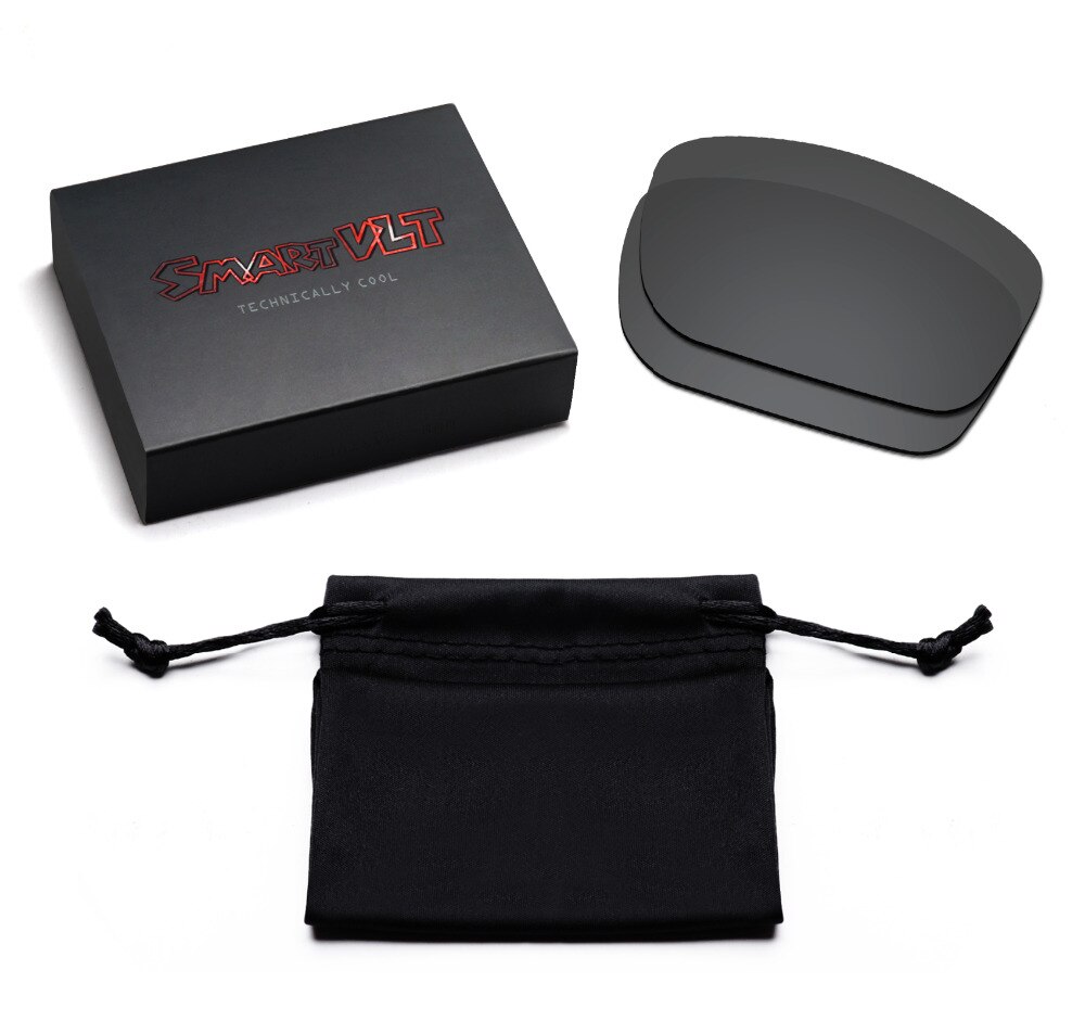 SmartVLT 2 Pairs Gepolariseerde Zonnebril Vervanging Lenzen voor Oakley Mainlink Ijs Blauw en Fire Red