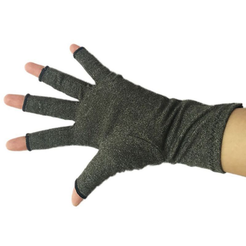 Half Vinger Compressie Handschoenen Katoen Polyurethaan Lichtgewicht Ademend (Artritis) Gewrichtspijn Opluchting Handwear Voor Koken
