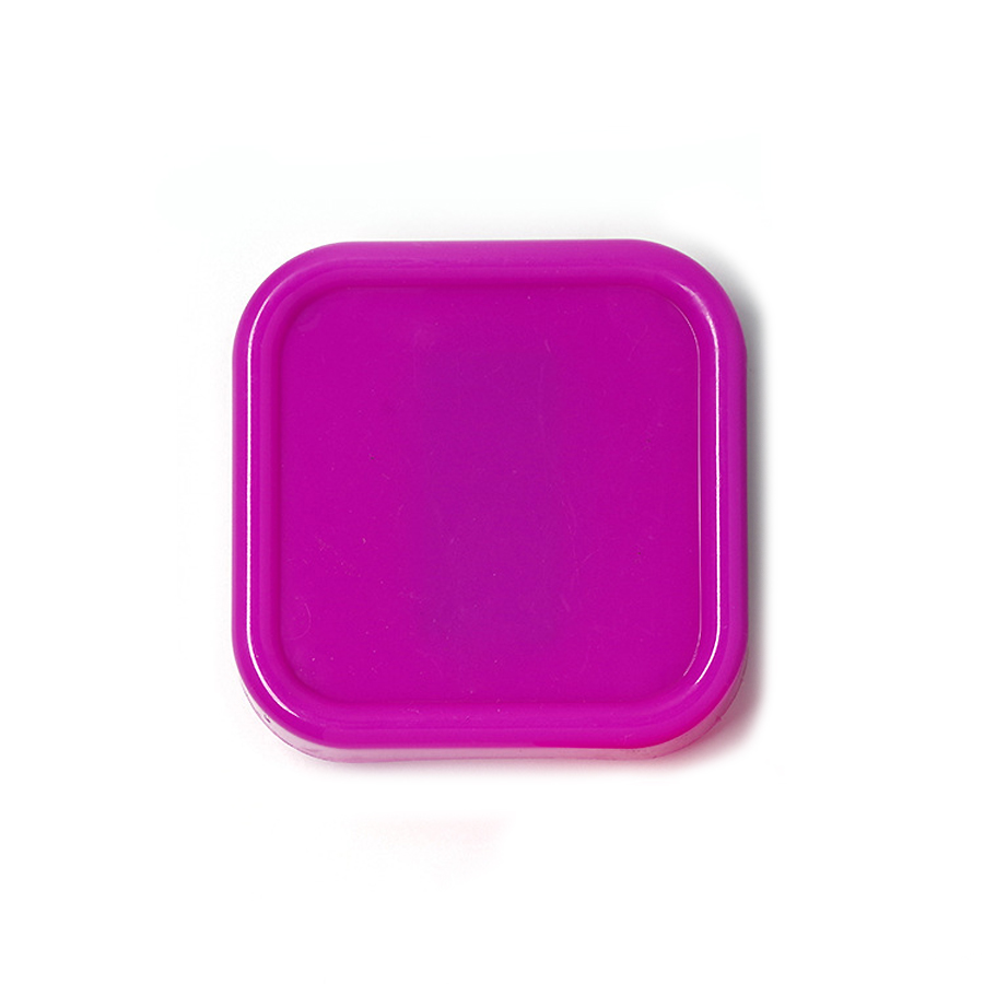 Organizador magnético de herramientas para uñas, bandeja de almacenamiento para cabezales de pulido de uñas, imán de ojos de gato, contenedor magnético portátil para decoración de uñas: Morado
