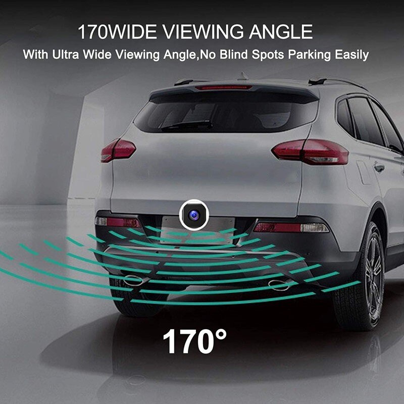 HD Night Vision Car Rear View Camera 170 Degree Waterproof 12V Auto Reversing Camera CCD Backup Monitor Rearview Cameras