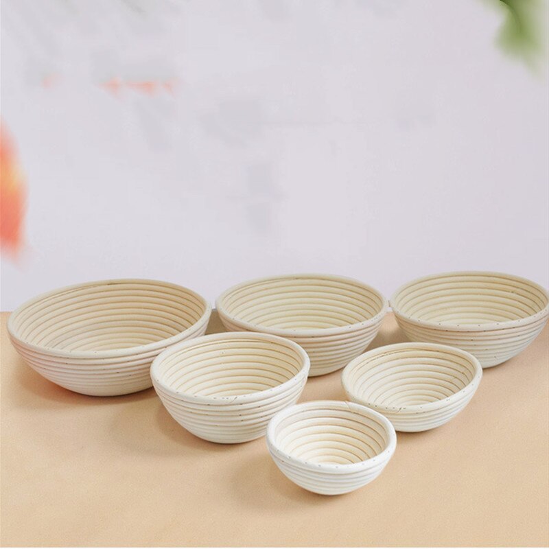 Various Shapes Fermentation Rattan Basket t Country Baguette Bread Mass Proof Tasting Baskets Banneton Brotform