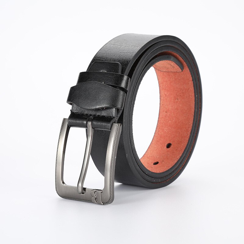 Cinturón de negocios de ocio europeo y americano para hombre: style 3 black