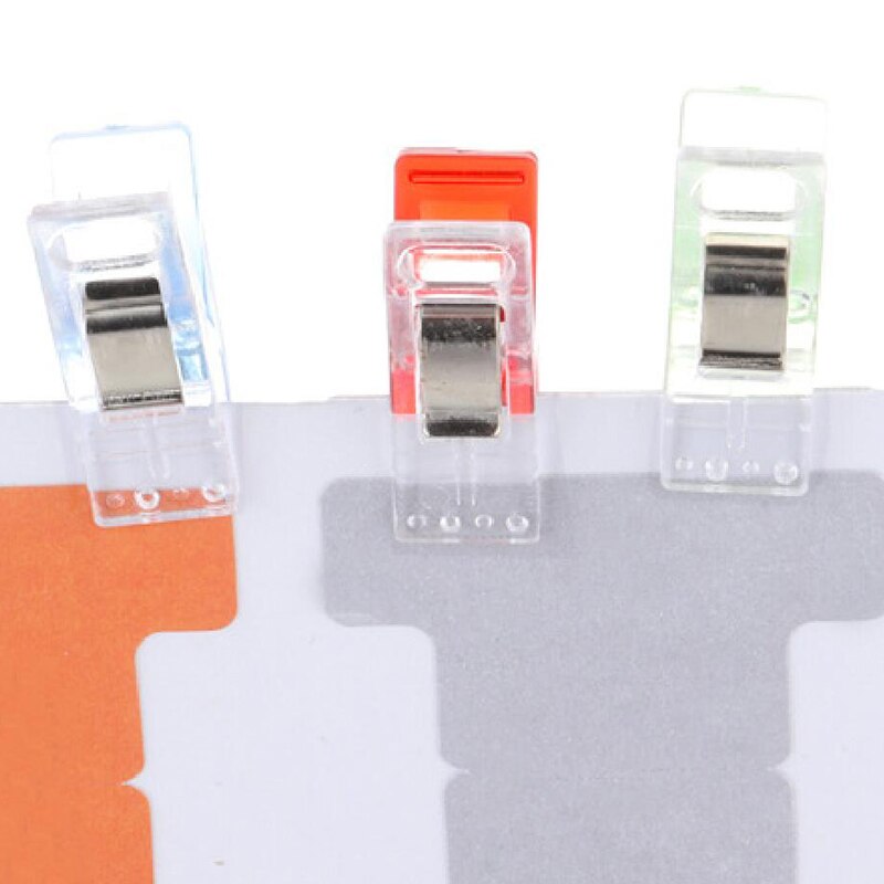 Craft Patchwork Sewing Knitting Clip Home Office Supplies Sewing Clip Plastic Wonder Clips Holder Fabric 50Pcs