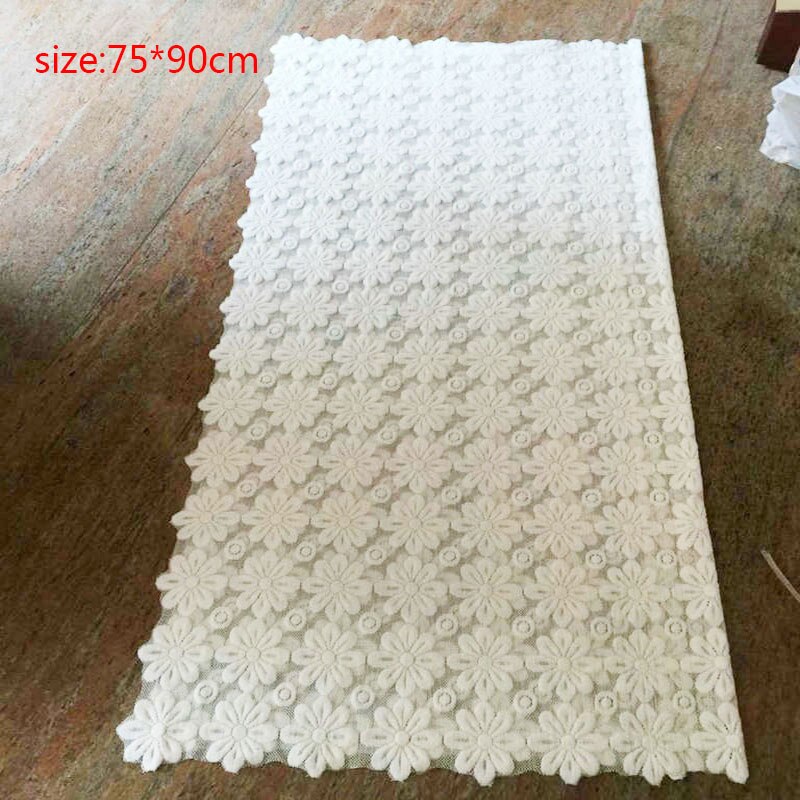 Huishoudelijke witte kant bankhanddoek bloemen bankhoes holle hoezen woonkamerdecoratie bankhanddoek voor armleuning rugleuning zitting: 7590cm