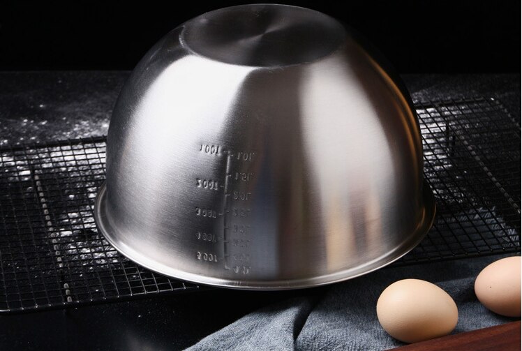 304 food grade stainless steel cooking pot baking egg bowl