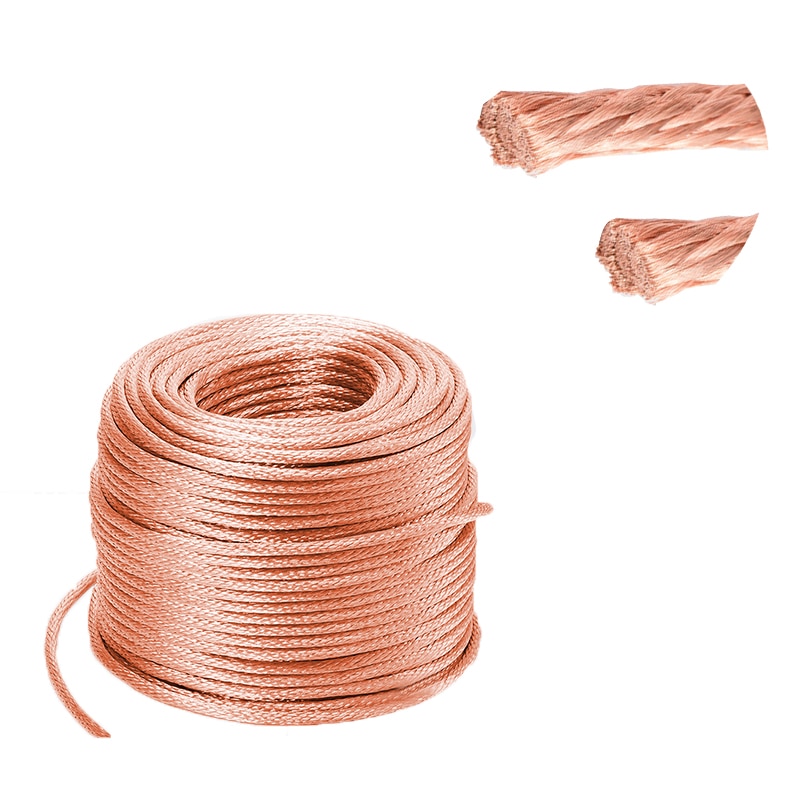 1M 2.5 square to 240 square diameter 2mm-25mm Copper braided copper conductive tape copper connecting wire