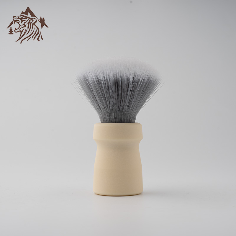 OUMO - Windmill Ivory Resin CNC Artisan Shaving Brush: Ligh Blue