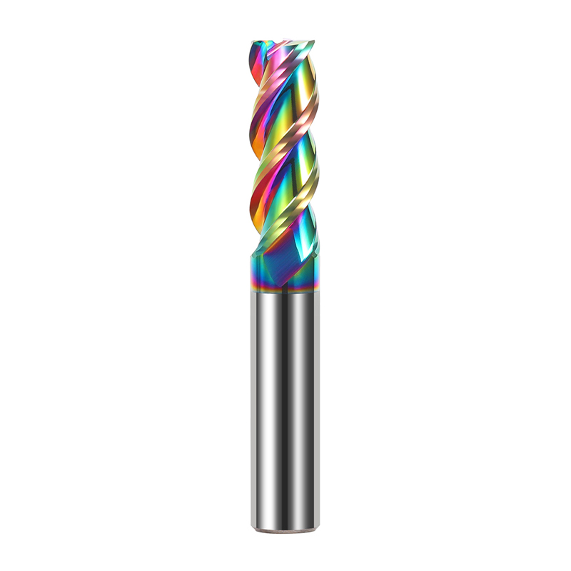 Fresa de extremo de carburo de 3 flautas HRC55, fresa CNC de aluminio, fresa de carburo de tungsteno, fresa para AL EndMillS1SET