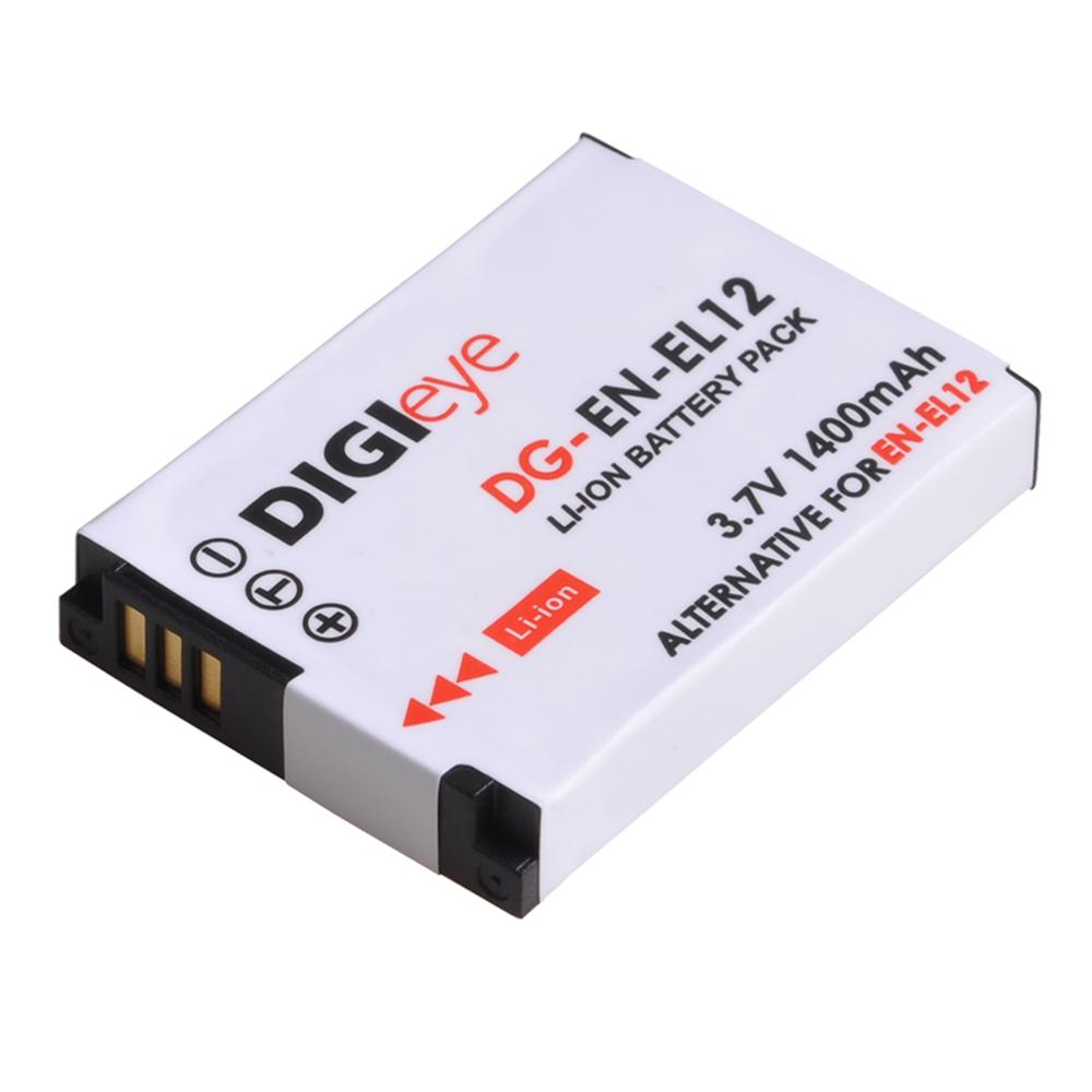 1400mAh EN-EL12 ENEL12 es EL12 batería para Nikon Coolpix A1000 B600 W300 A900 AW100 AW110 S6300 S8100 S8200 S9300 S9400 P310: 1 battery