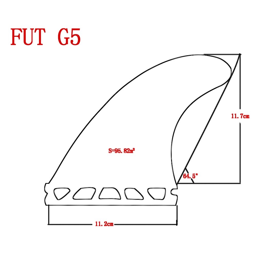 Future Fins-aletas para tabla de surf Future G3/G5/G7, 3 piezas por set