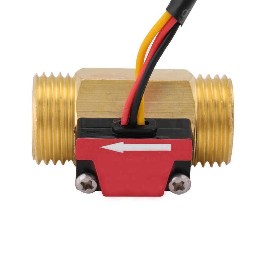 1pc Level Sensor Magnetic Durable 1 TO 25L/min Water Flow Sensor Switch G1/2 Thread Flow Sensor Flow Switch Magnetic
