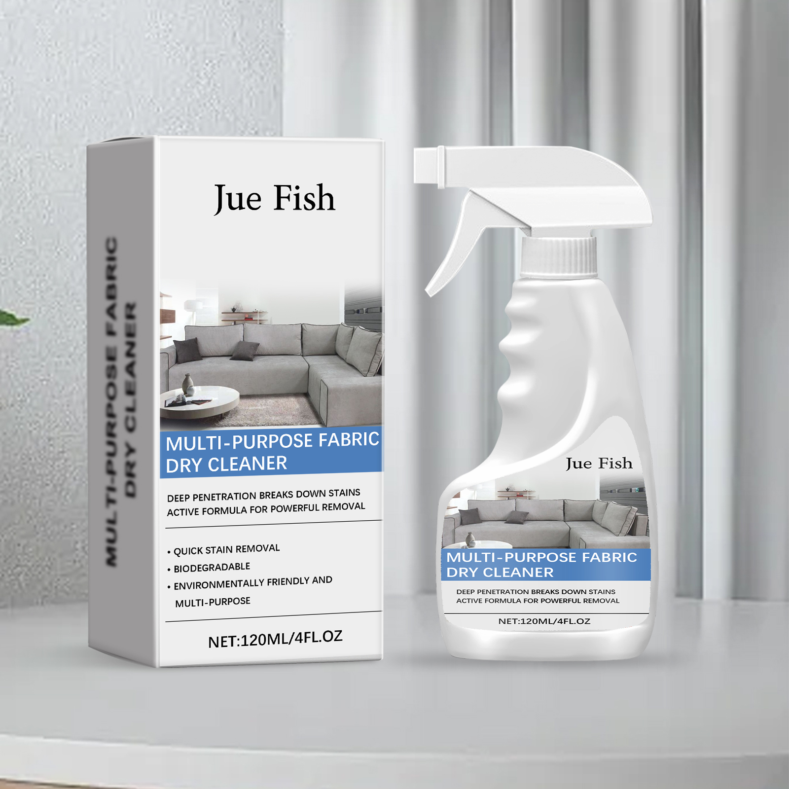 Nowy, wielofunkcyjny środek robić czyszczenia sof z tkaniny żart wyposażony w mocną dyszę dekontaminacyjną zapewniającą równomierne rozprowadzanie środka czyszczącego.