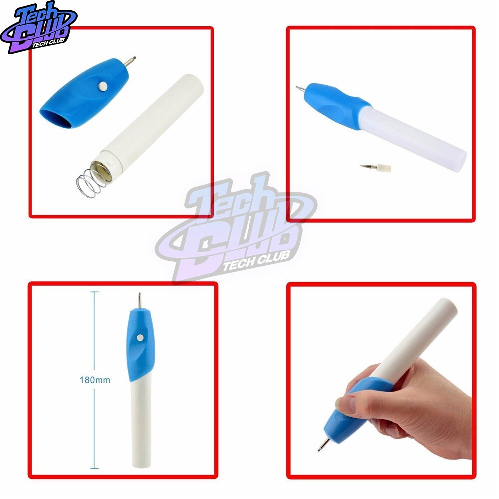 Diy Elektrische Mini Graveren Pen Machine Metalen Beitel Mark Plastic Glas Corrosie Graveren Tool Automatische Graveren Pen Gebruik Aa