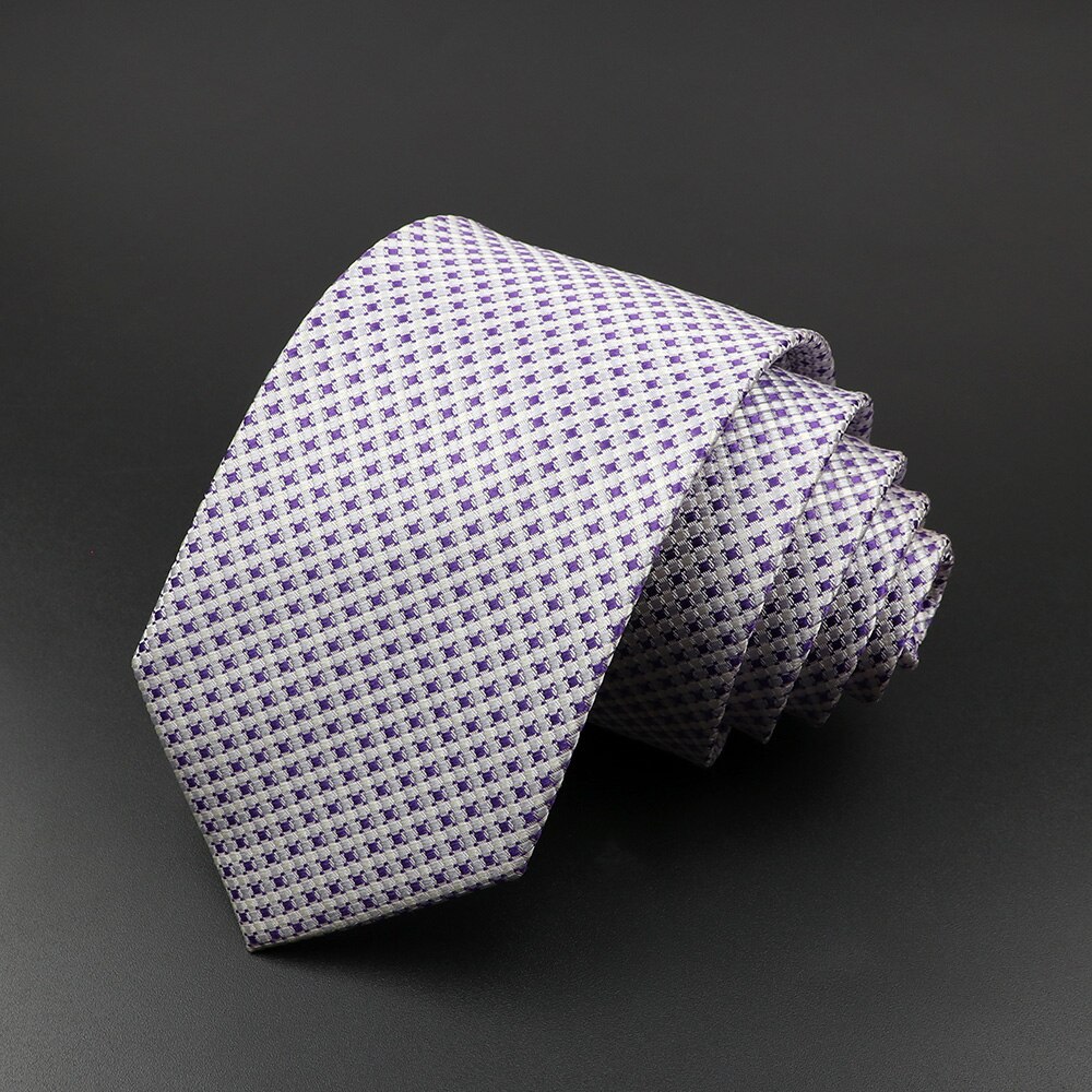 Cravates classiques à rayures tissées Jacquard pour hommes, 100% soie, pour costume de mariage d'affaires, accessoires: 13