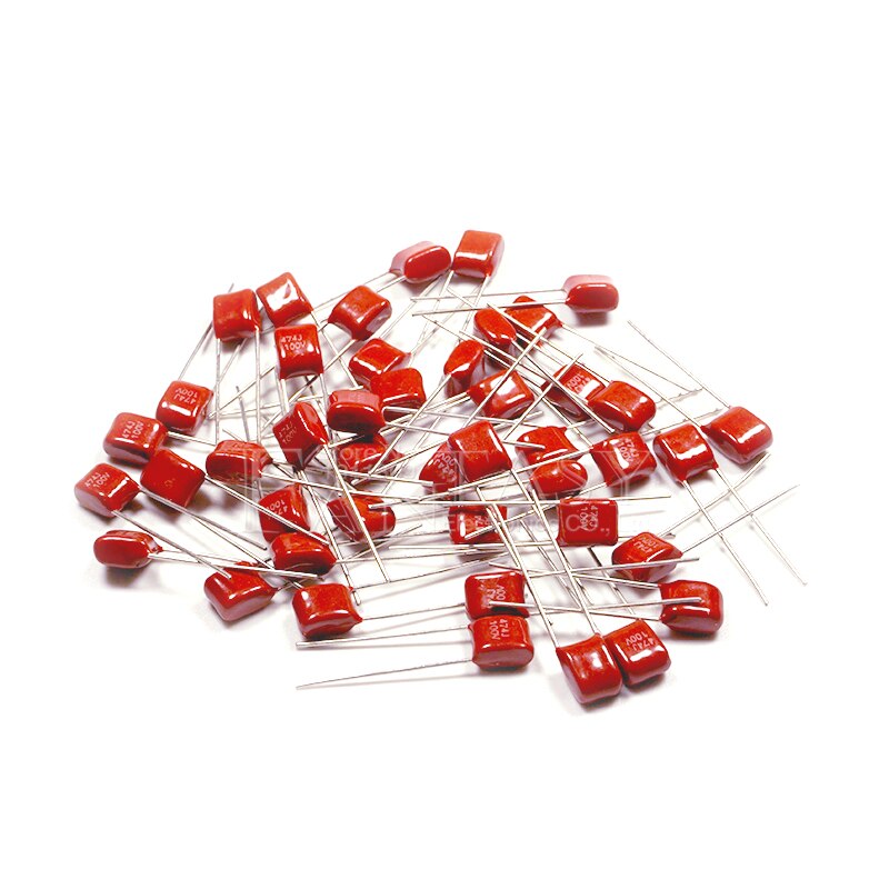 Condensateur en film polypropylène 0.47UF, 10 pièces, 5% UF, pas de 5mm, 470nf 474 100V CBB