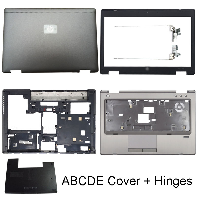 Coque arrière avec repose-paume pour HP Probook, pour modèles 6460B, 6465B, 6470B, 6475B, avec charnières A B, C, D, 684338, 001, 642778, 001,