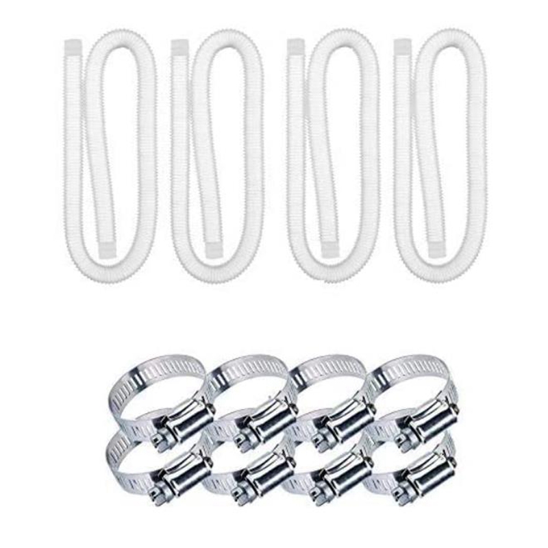 Swimming Pool Replacement Hose Metal Clamp,for Ground Swimming Pool,Replacement Hose for Intex 330 GPH,530 GPH,1000 GPH: Default Title